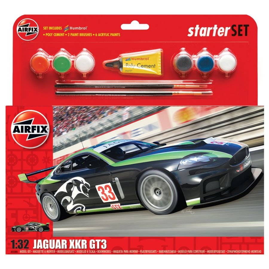 Airfix Starter Kit 1:32 Jaguar XKRGT3 Fantasy Scheme