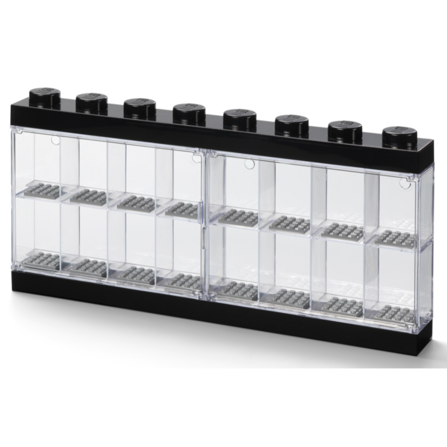 LEGO Display Case For 16 Minifigures Black