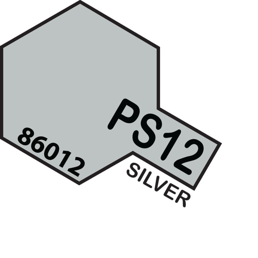 Tamiya Spray Polycarb Paint PS12 Silver PC