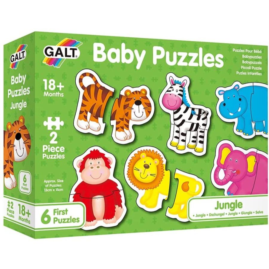 Galt Baby Puzzle Jungle 6 Pack