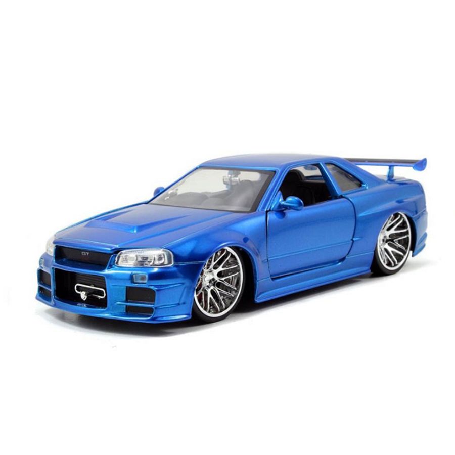 Jada Diecast 1:24 Fast & Furious Brians Blue Nissan Skyline