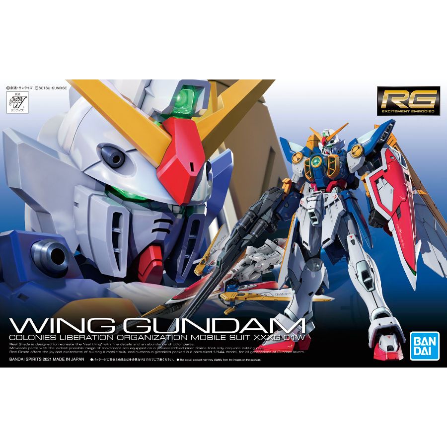 Gundam Model Kit 1:144 RG XXXG-01W Wing Gundam EW