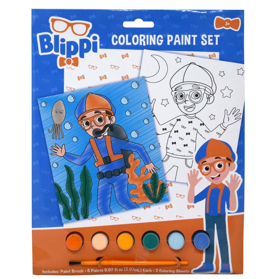 Blippi Poster With Paint Craft Kit