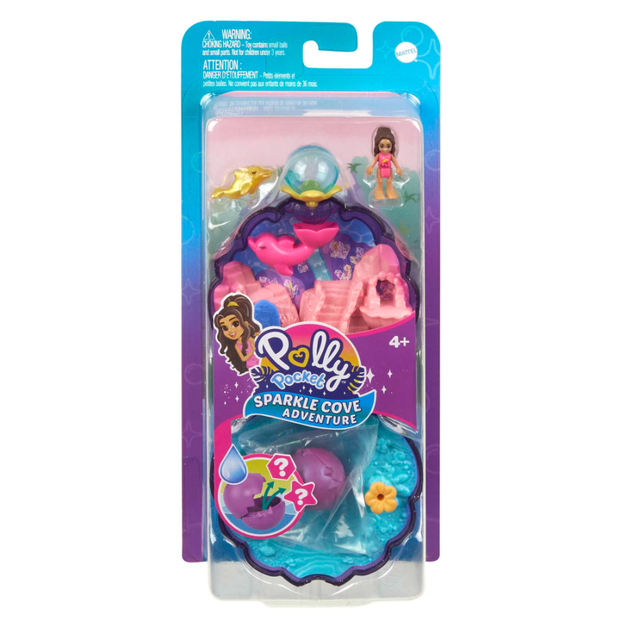 Polly Pocket Sparkle Cove Shell Compact Assorted