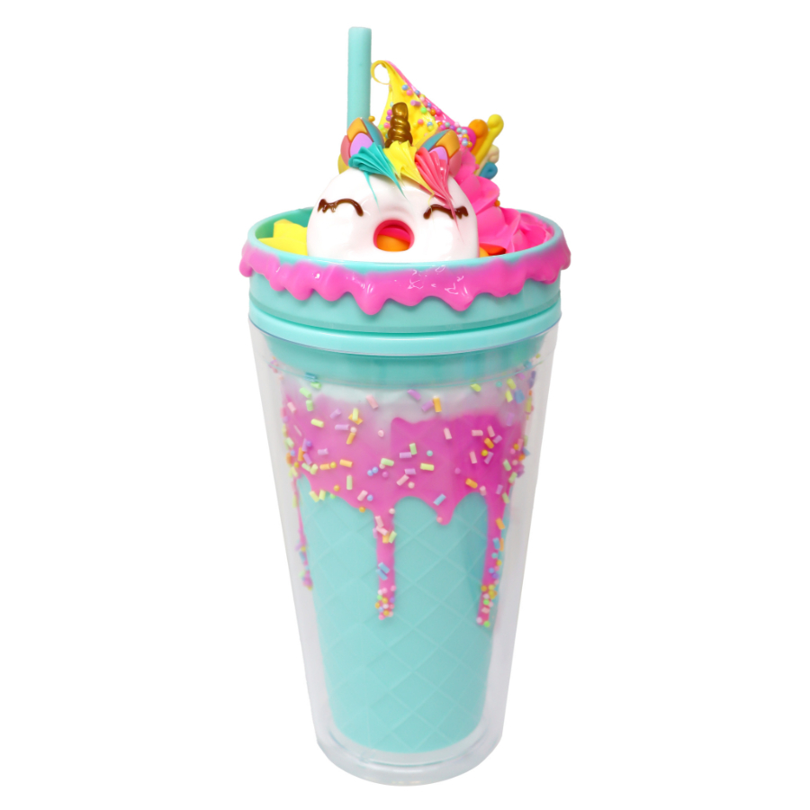 Drinking Cup Donut Bue