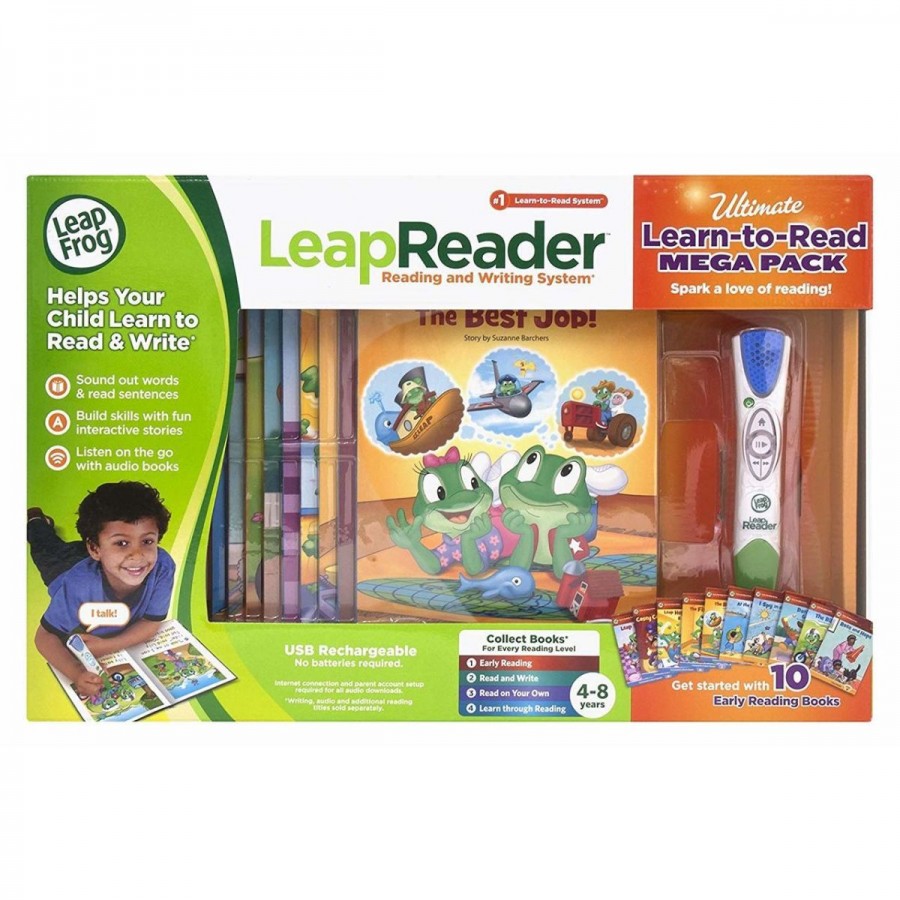 Leapfrog LeapReader Mega Bundle With 10 Books