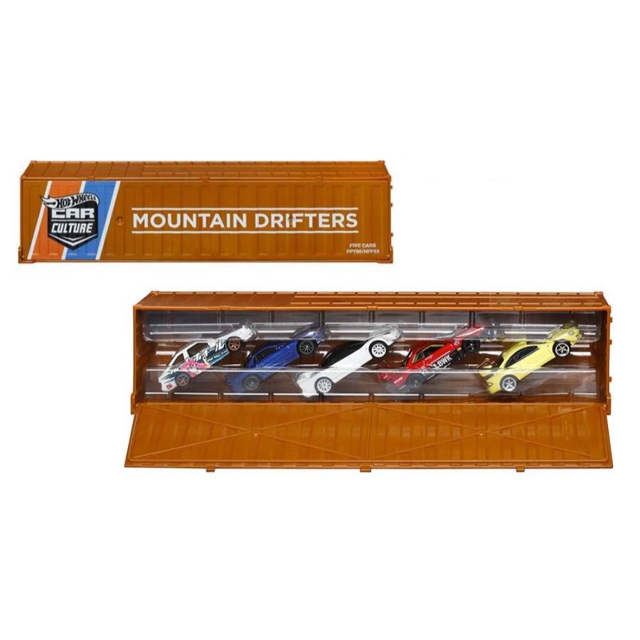 Hot Wheels Vehicles Car Culture Container Mountain Drifters Set