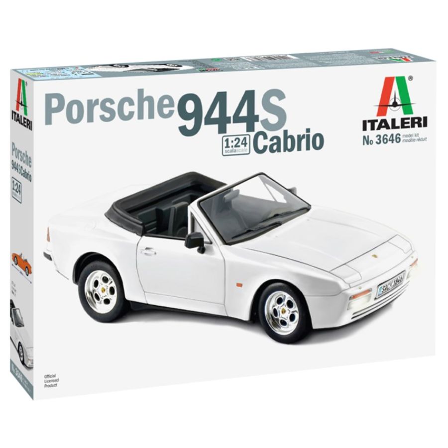 Italeri Model Kit 1:24 Porsche 944 S Cabrio