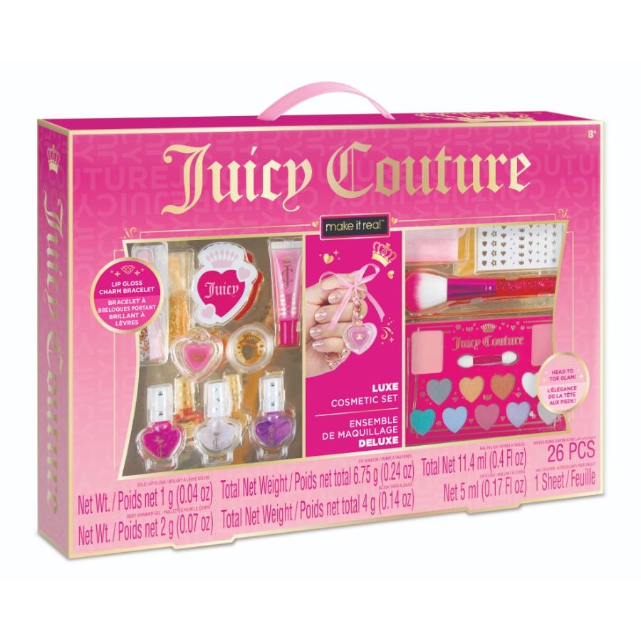 Juicy Couture Luxe Cosmetic Set With 26 Pieces