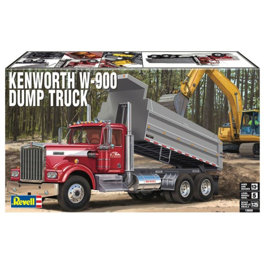 Revell Model Kit 1:25 Kenworth W-900 Dump Truck