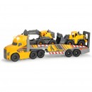 Dickie Toys Mack Heavy Loader Truck With Two Volvo Construction Vehicles 70cm