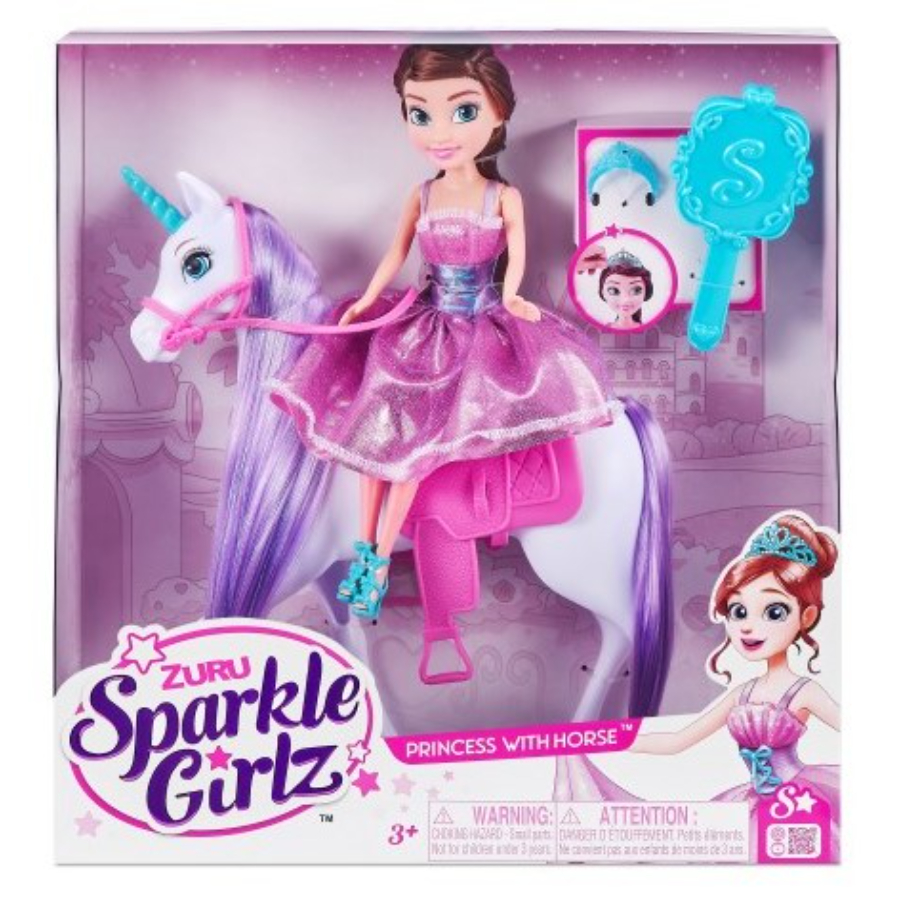 Sparkle Girlz Princess Doll & Horse
