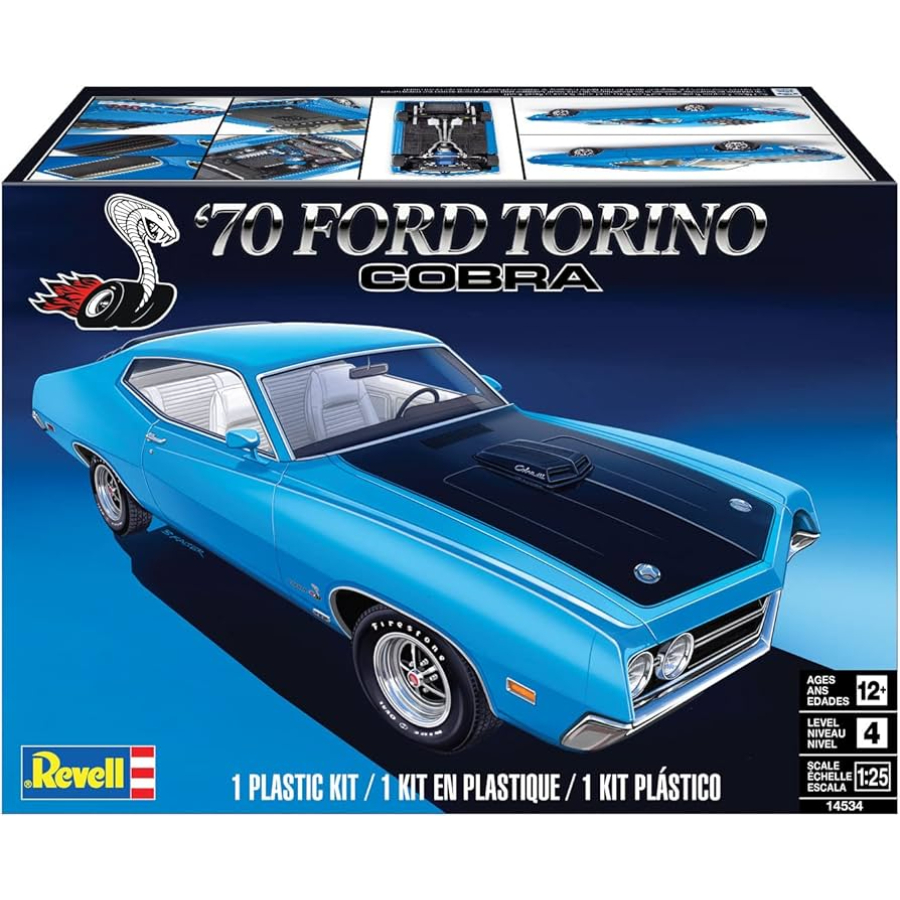 Revell Model Kit 1:24 1970 Ford Torino Cobra