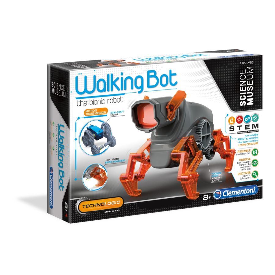 Clementoni Science & Play STEM Walking Bot Robotics Kit