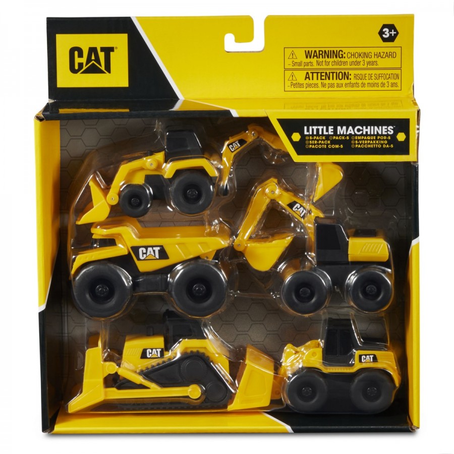 CAT Little Machines Construction Vehicle 5 Pack