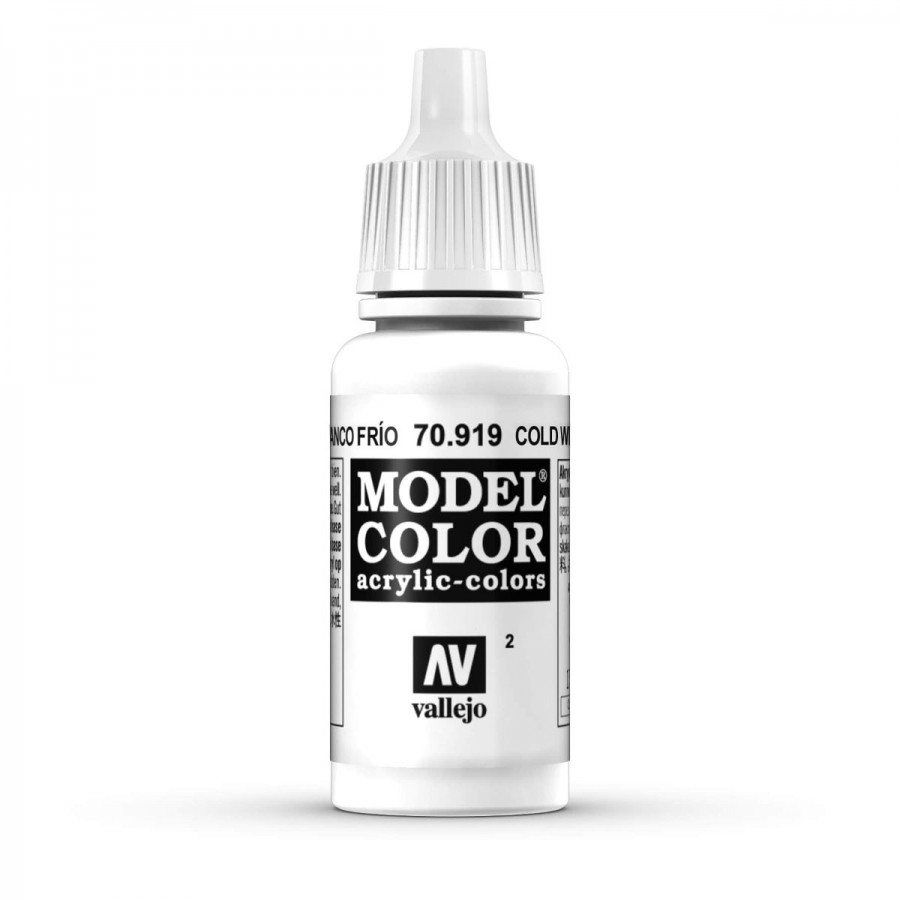 Vallejo Acrylic Paint Model Colour Foundation White 17ml