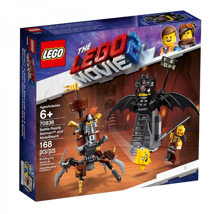 LEGO Movie 2 Battle-Ready Batman & MetalBeard