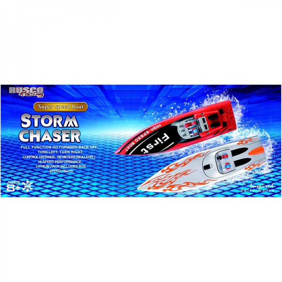 Rusco Racing Radio Control Storm Chaser Boat Assorted