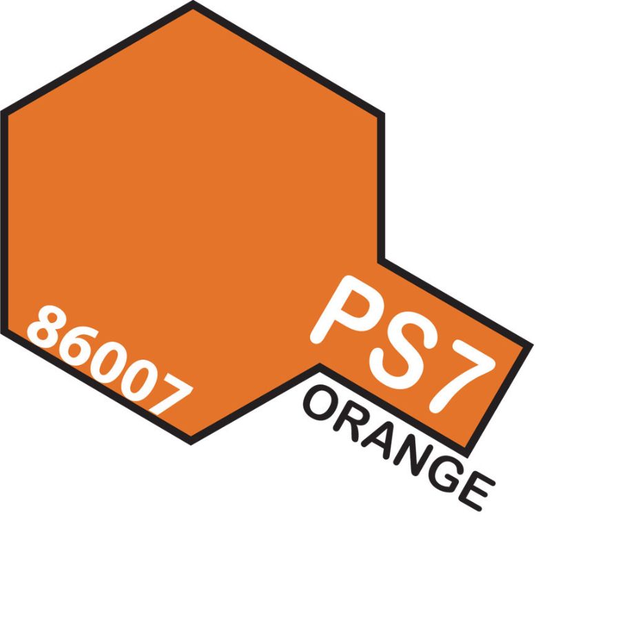 Tamiya Spray Polycarb Paint PS7 Orange PC