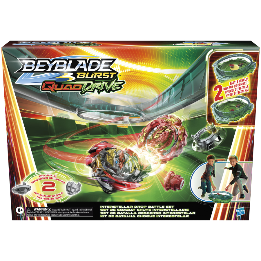 Beyblade Quad Drive Interstellar Drop Battle Set