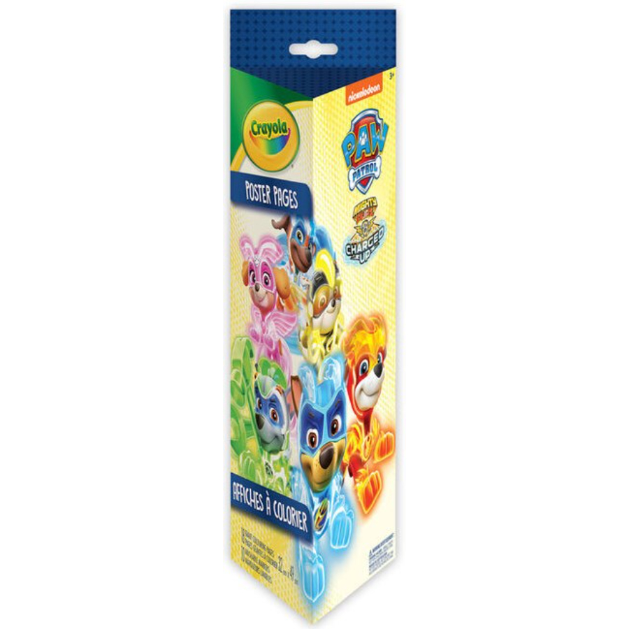 Crayola Paw Patrol 18 Posters & 10 Markers Set