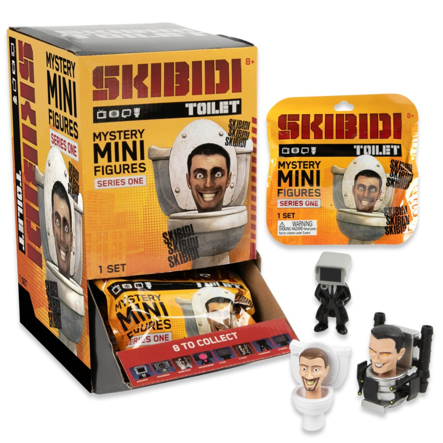 Skibidi Toilet Mystery Mini Figure Series 1 Assorted