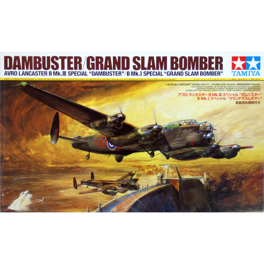 Tamiya Model Kit 1:48 Lancaster Dambuster Grand Slam