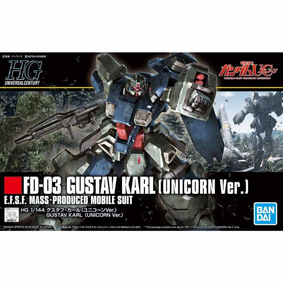 Gundam Model Kit 1:144 HGUC Gustav Karl Unicorn Ver
