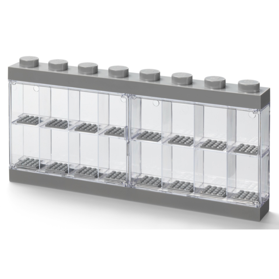 LEGO Display Case For 16 Minifigures Grey