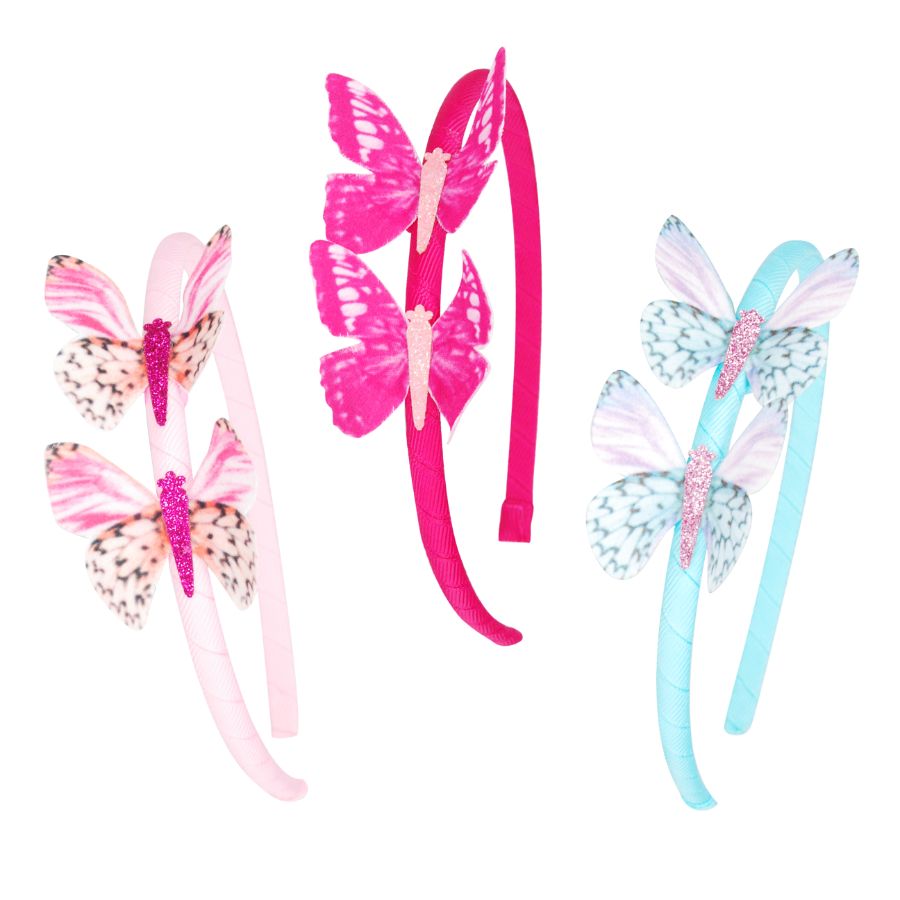 Fluttering Butterfly Headband Assorted