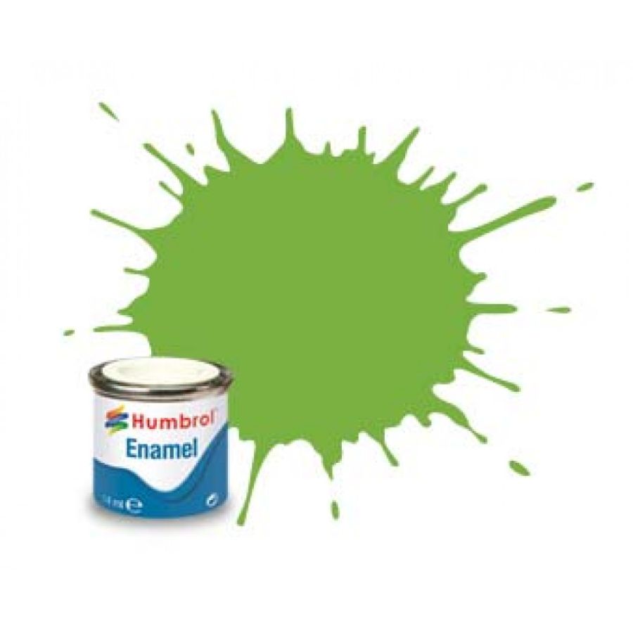 Humbrol Enamel Paint Lime Gloss