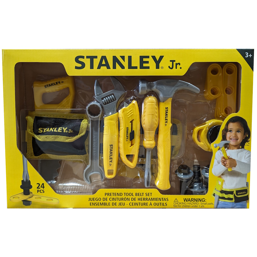 Stanley Junior Tool Belt Playset With 24 Pieces