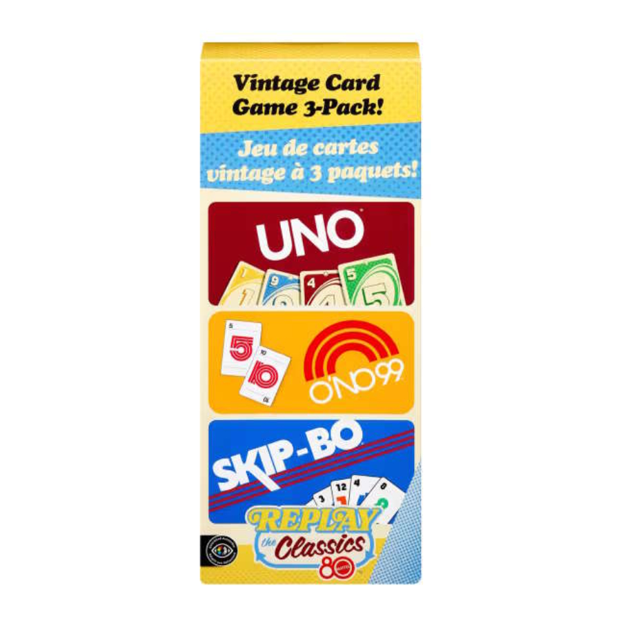 Mattel Vintage Card Games 3 Pack