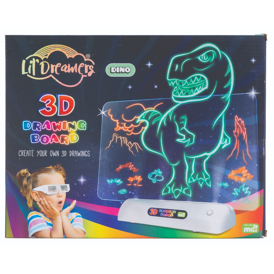 Illuminate 3D Drawing Board Dino
