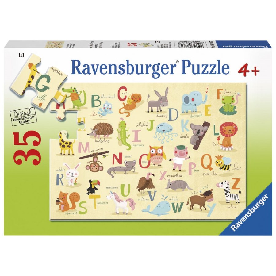Ravensburger Puzzle 35 Piece A-Z Animals Puzzle
