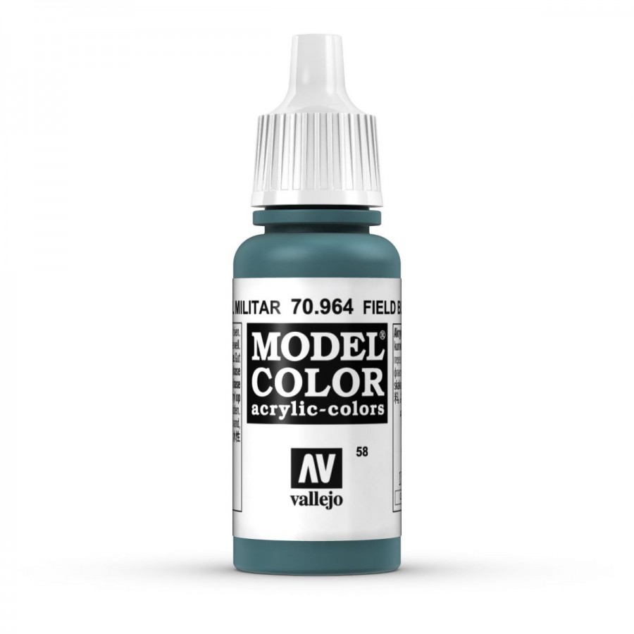 Vallejo Acrylic Paint Model Colour Field Blue 17-18ml