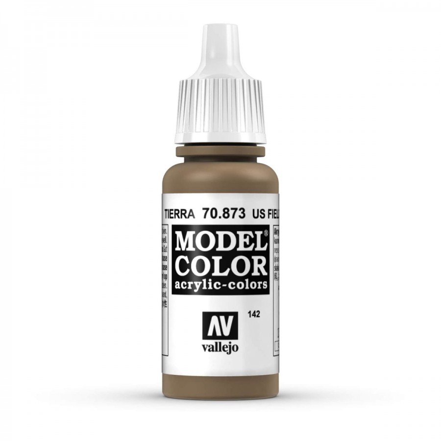 Vallejo Acrylic Paint Model Colour US Field Drab 17ml
