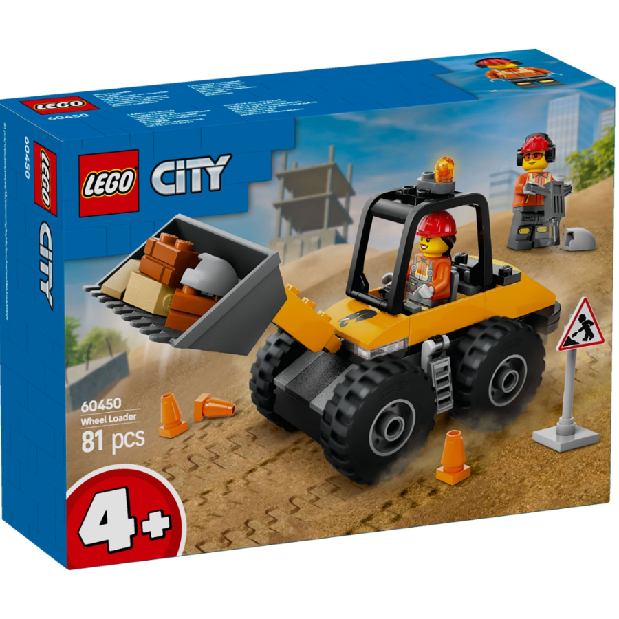 LEGO City Yellow Construction Wheel Loader 4+ Set