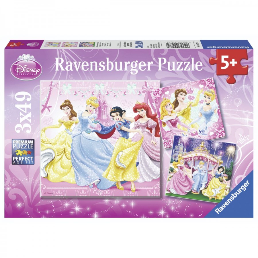 Ravensburger Puzzle Disney 3x49 Piece Disney Snow White
