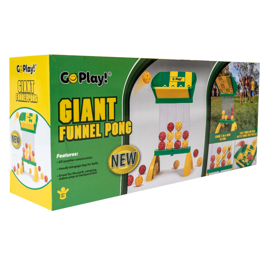 Go Play Outdoor Giant Funnel Pong Game