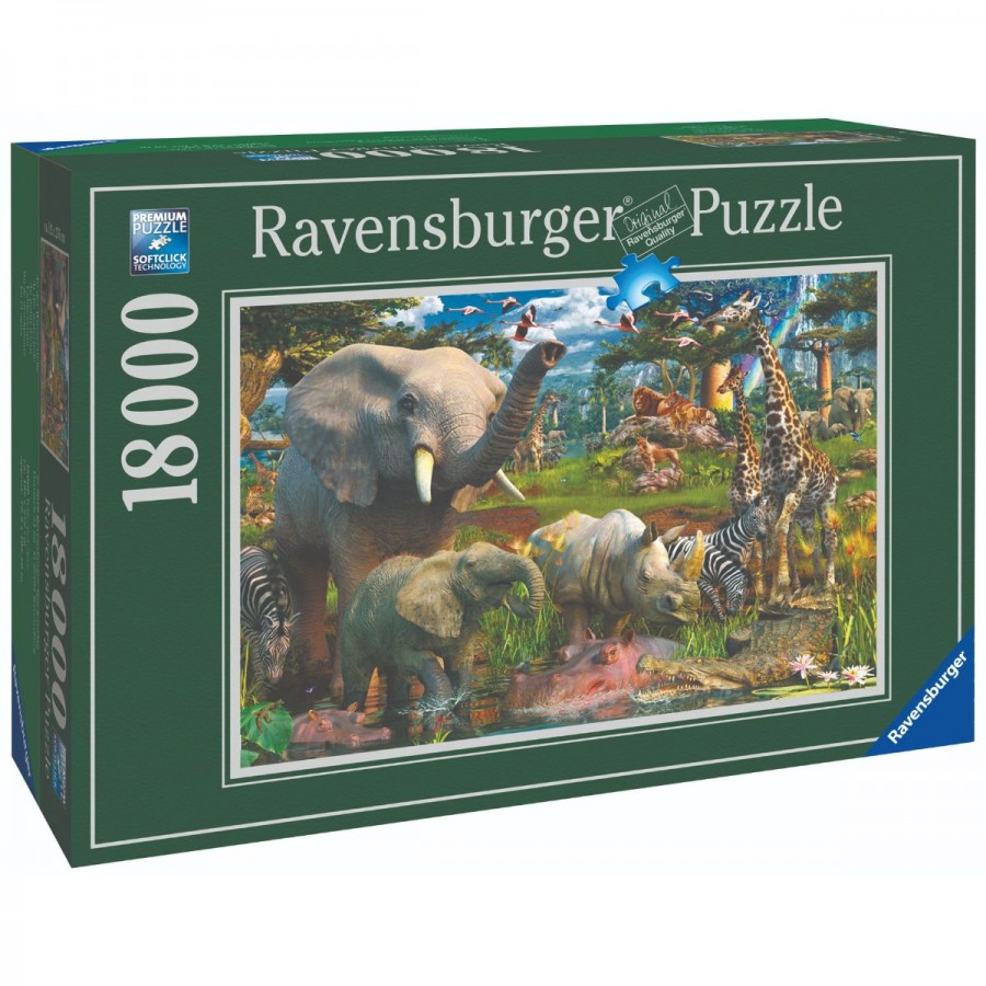 Ravensburger Puzzle 18000 Piece At The Waterhole