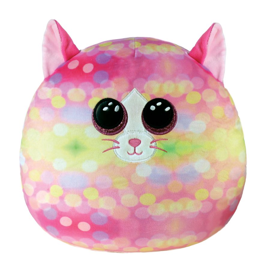 Beanie Boos Squish A Boo 14 Inch Sonny Cat Pink Pattern