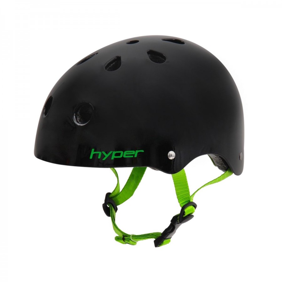Hyper Skate Helmet Black & Green