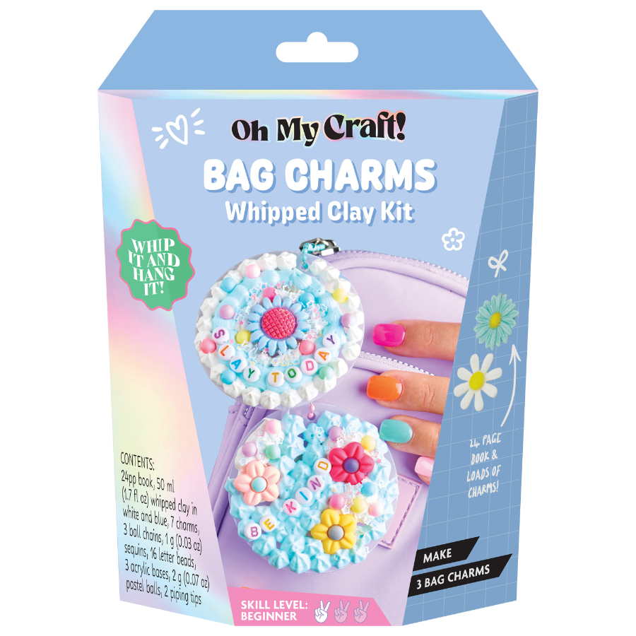 Oh My Craft Whipped Clay Bag Charms Clay Kit