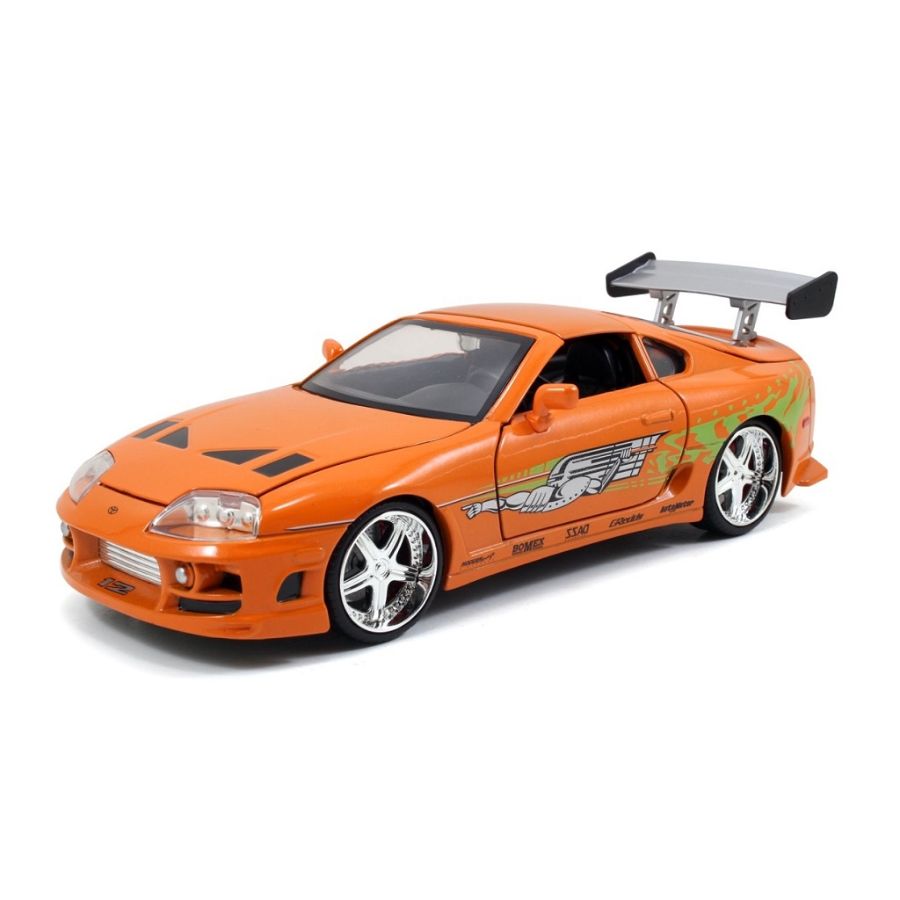 Jada Diecast 1:24 Fast & Furious Brians Toyota Supra Orange