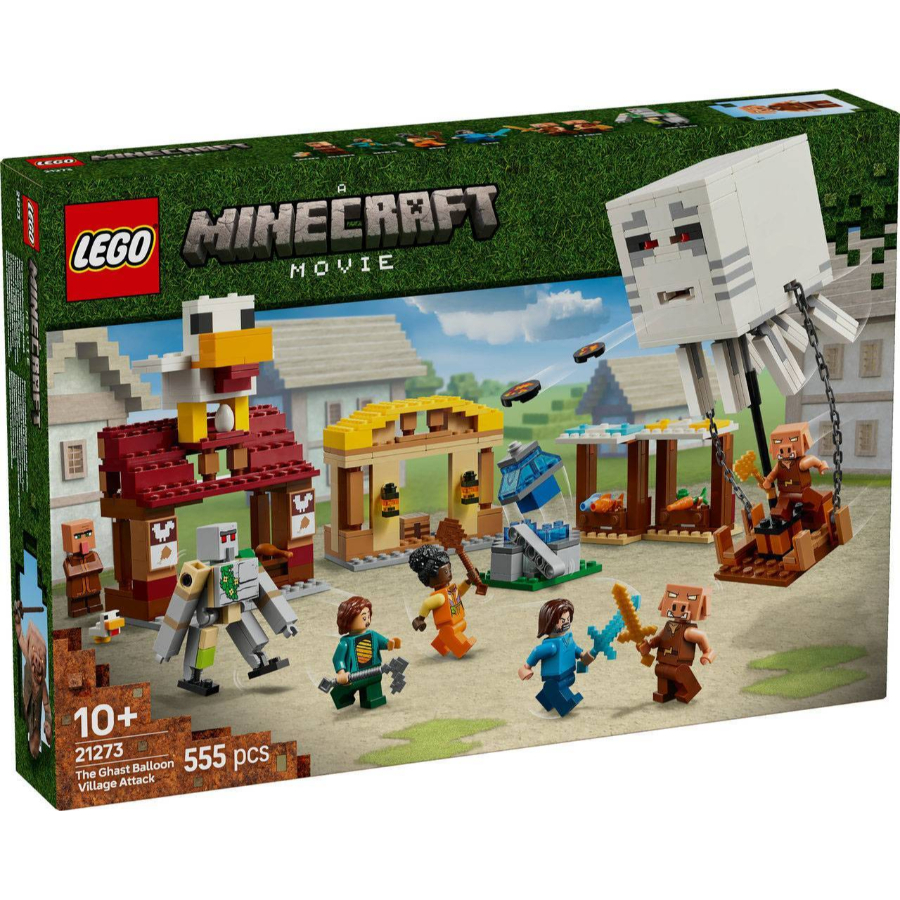 LEGO Minecraft Movie The Ghost Balloon Village Attack