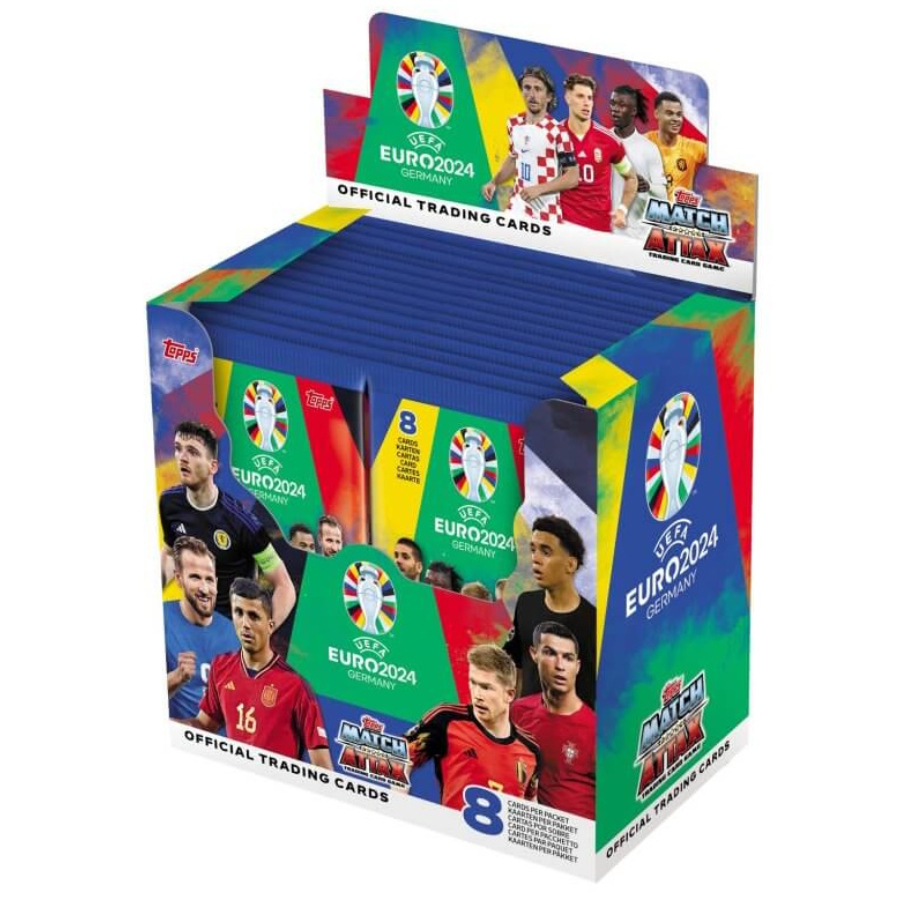 UEFA EURO 2024 Match Attax Soccer Trading Cards Booster Pack