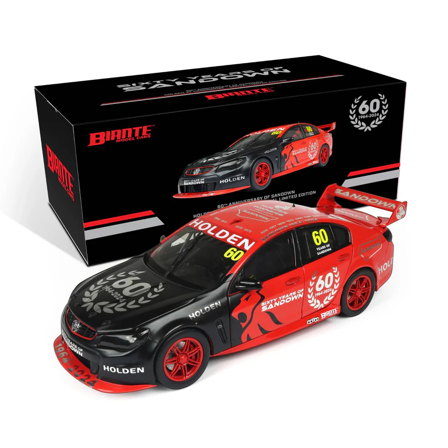 Biante Diecast 1:18 2024 Commemorative VF Commodore V8 Supercar 60 Years Of Sandown