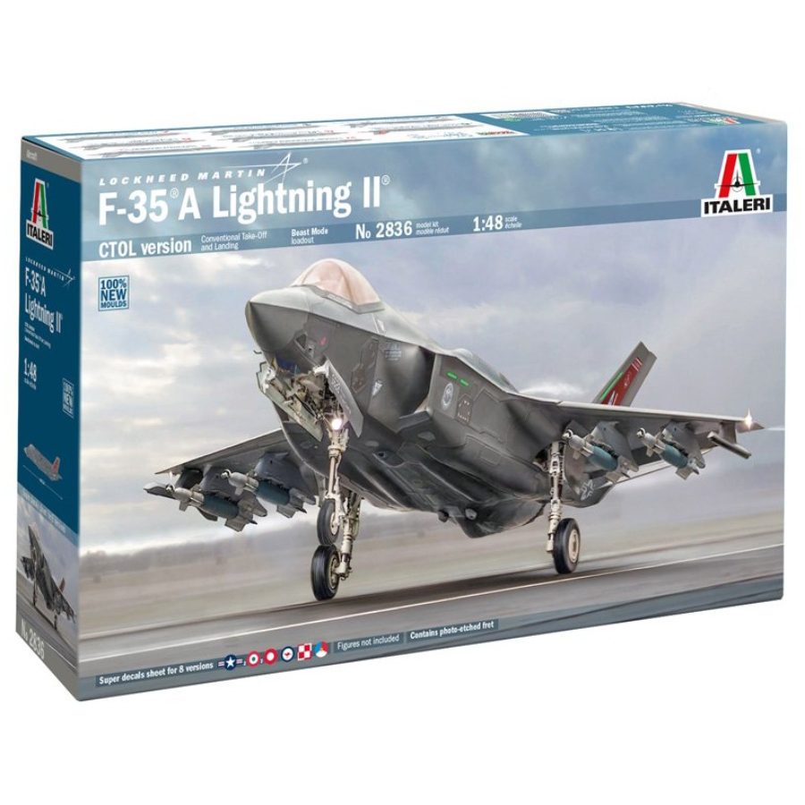 Italeri Model Kit 1:48 F-35A Lightning II Beast Mode Australian Decals