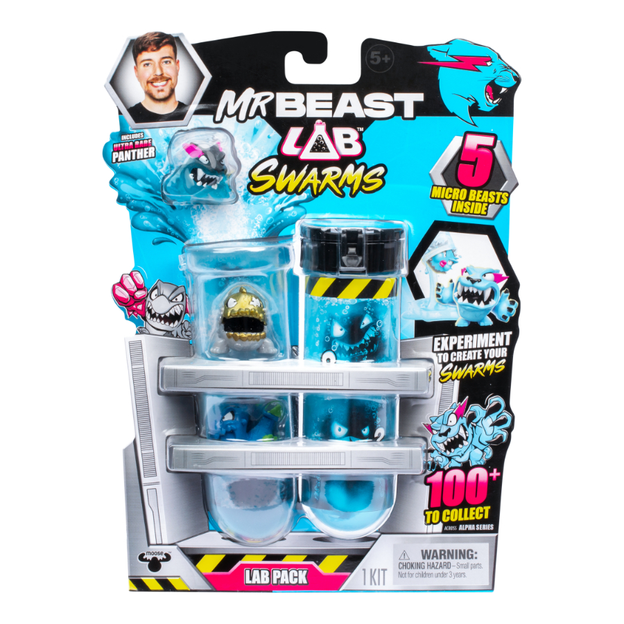 Mr Beast Lab Swarms Series 1 Lab Figure 5 Pack Assorted